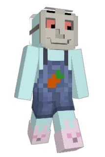 potfilling Minecraft avatar full body