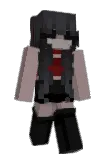 poulain Minecraft avatar full body