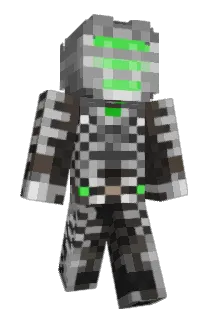 predatory Minecraft avatar full body