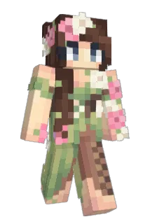 prettywombat Minecraft avatar full body
