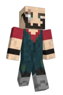 pretzl Minecraft avatar full body