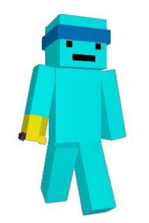 prinking Minecraft avatar full body
