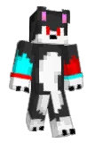protogenfurry Minecraft avatar full body