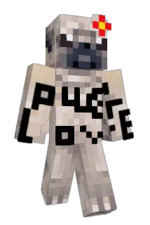 pugpoppy Minecraft avatar full body