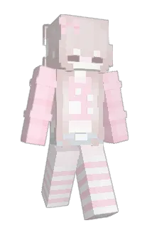purfled Minecraft avatar full body