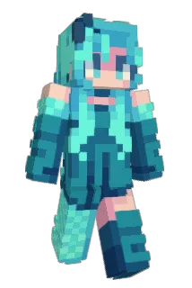 purpsoup Minecraft avatar full body