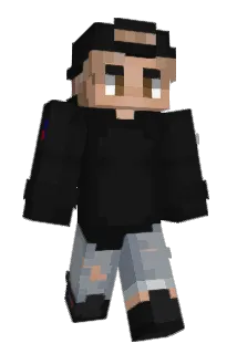 qBADWOLF Minecraft avatar full body