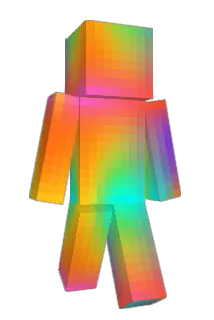 qbytes Minecraft avatar full body