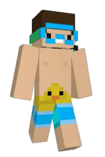 qtv Minecraft avatar full body