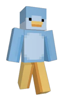quackedhead Minecraft avatar full body