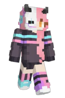 queenpandapoo Minecraft avatar full body