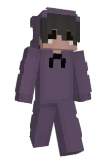 raciing Minecraft avatar full body