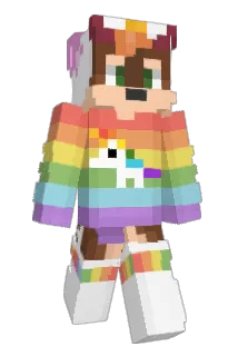 rainbcw Minecraft avatar full body