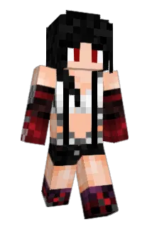 rainbowtied Minecraft avatar full body