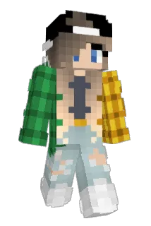 ralling Minecraft avatar full body