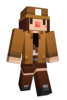 ratgirlflora Minecraft avatar full body