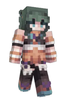 rayeline Minecraft avatar full body