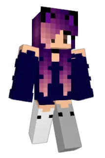 rebeccathehunter Minecraft avatar full body