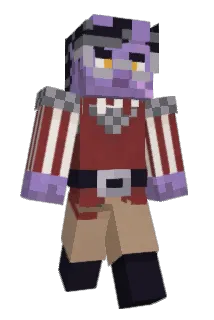 reddraptor Minecraft avatar full body