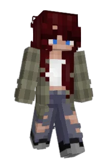 redhead_baddie Minecraft avatar full body