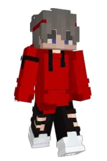 redlook Minecraft avatar full body