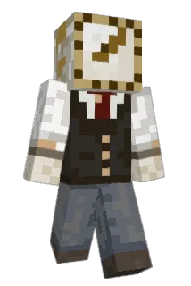 redoxian Minecraft avatar full body