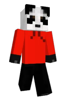 redpandace Minecraft avatar full body