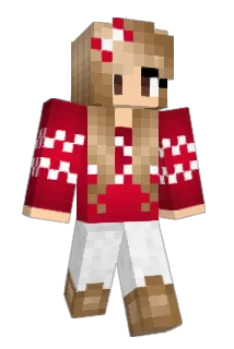 redpeach Minecraft avatar full body
