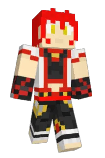 redykute Minecraft avatar full body