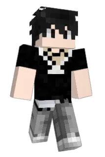 refletivo Minecraft avatar full body