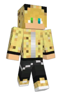 rolschaatsen Minecraft avatar full body