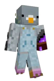 round_carrot Minecraft avatar full body