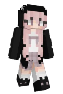 roxyyheart Minecraft avatar full body