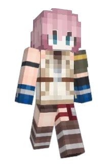 rude Minecraft avatar full body