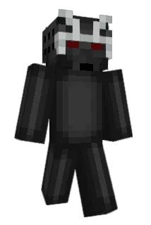 runningaway Minecraft avatar full body