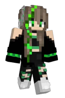 ryokurage Minecraft avatar full body