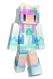 sana_blue Minecraft avatar full body