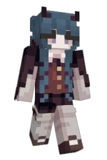 sapphicsky Minecraft avatar full body