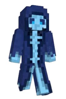 scale_SkyBlue Minecraft avatar full body