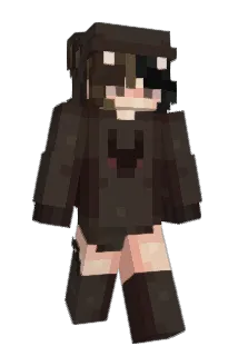 scaredycate Minecraft avatar full body