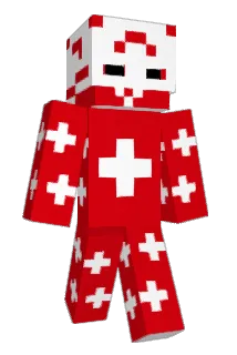 schweizerwurst Minecraft avatar full body