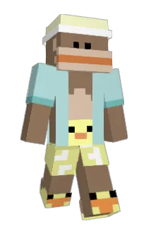 scoubipai Minecraft avatar full body