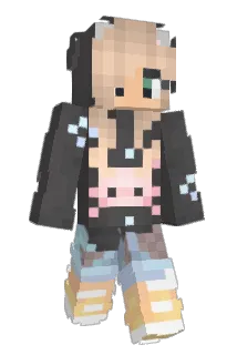 selfburn Minecraft avatar full body