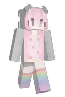 sensitive Minecraft avatar full body