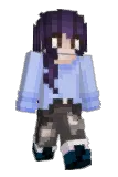 sesame_blue Minecraft avatar full body