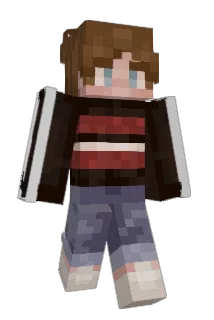 shadowrae Minecraft avatar full body