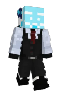 sharkprotogen Minecraft avatar full body