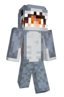 sharkren Minecraft avatar full body