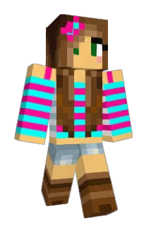sharonpink Minecraft avatar full body