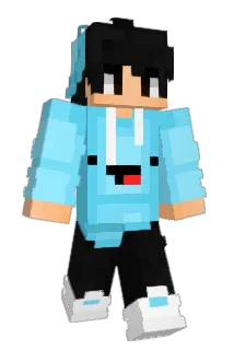 sidelong Minecraft avatar full body